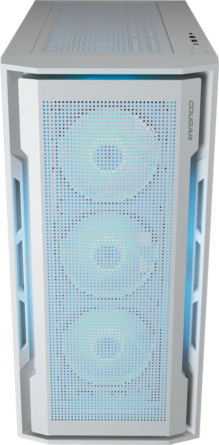 Kasë COUGAR UNIFACE RGB Midi Tower, ATX/E-ATX, 4x120mm RGB, USB-C, e bardhë