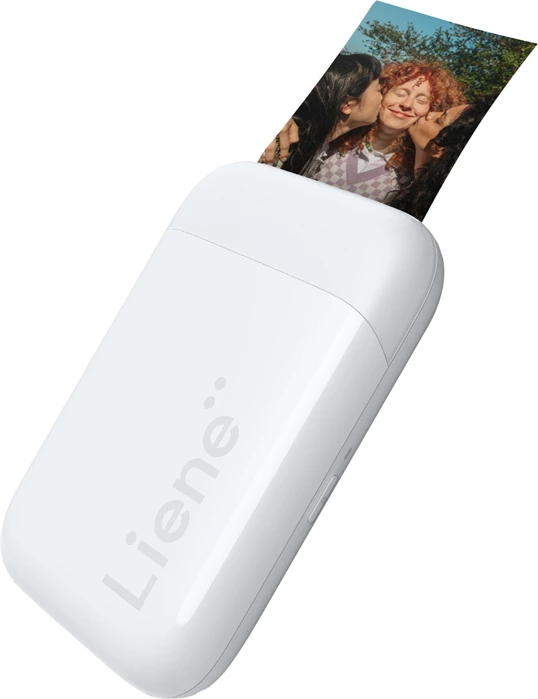 Printer foto portativ Liene Pearl ZPP110 2x3\", Bluetooth 5.0, USB-C, 500 mAh, i bardhë