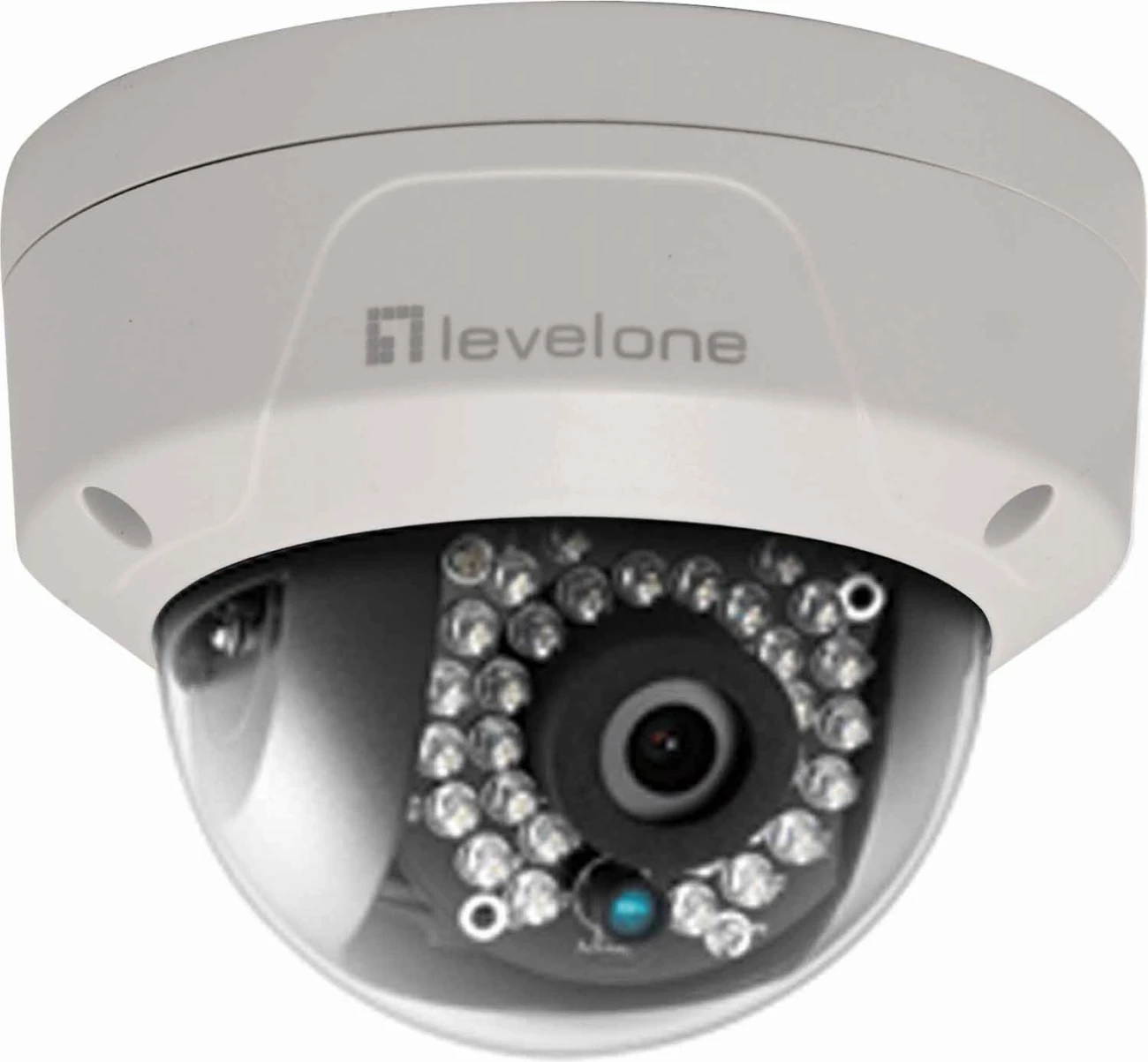 Kamerë IP LevelOne GEMINI Dome, 5-Megapixel, PoE, IR LED, e bardhë