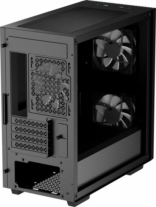 Kasë Deepcool MATREXX 40 3FS ARGB (DP-MATX-MATREXX40-3F) Micro-ATX Mini Tower, 3 ventilatorë 120 mm, xham i temperuar, e zezë