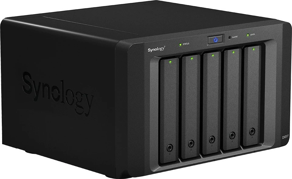 Njësi zgjerimi Synology DX517, Desktop, 80 TB, e zezë