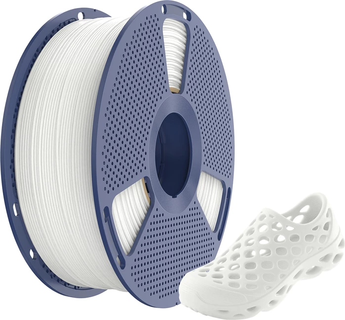 Filament 3D TPU Sunlu TPU 95A W 1.75 mm 1 kg 95A, i bardhë