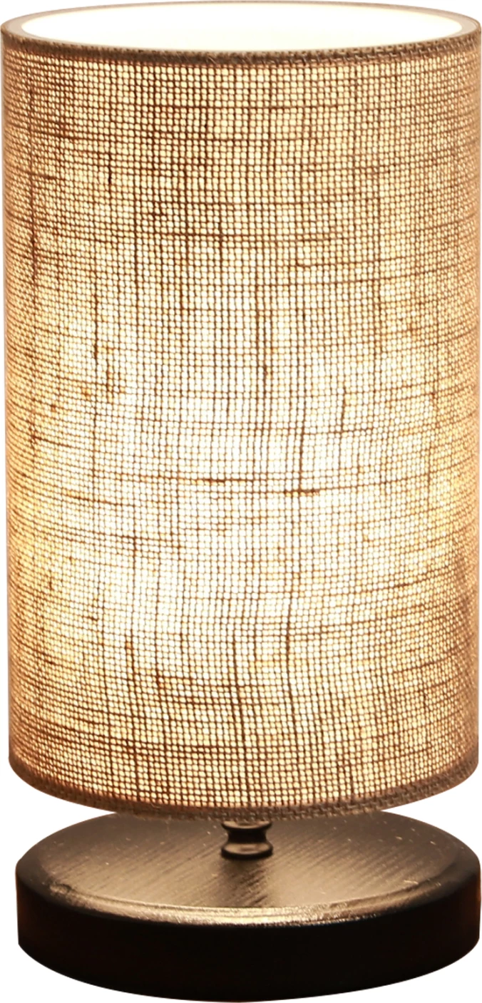 Llambë tavoline dekorative, ngjyrë e zezë dhe bezhë, FH7595.01, 15x30 cm