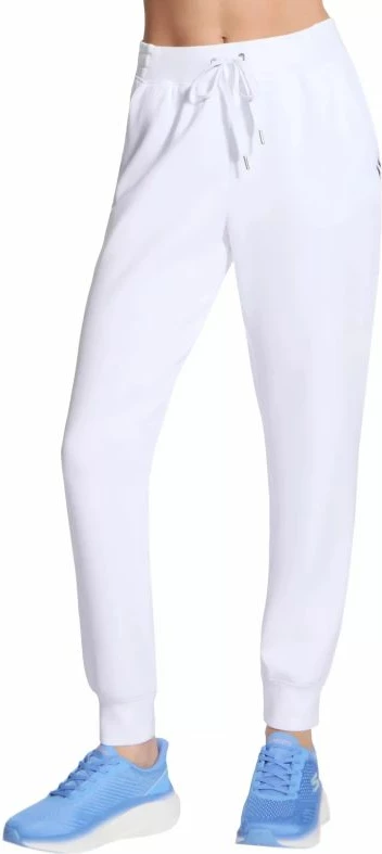 Pantallona sportive Skechers Skechluxe Elevate Jogger PT149, të bardha