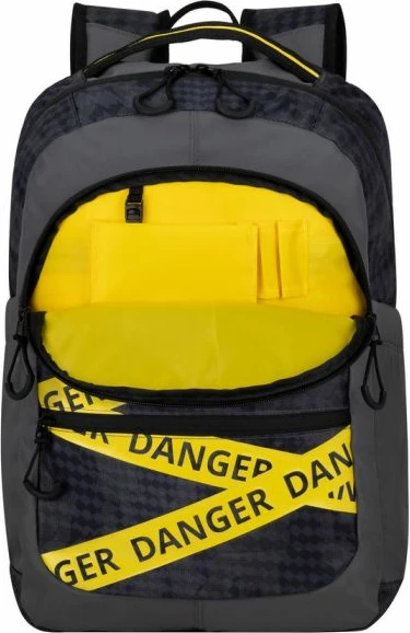 çantë shpine për laptop RivaCase 5431, 20L, 15.6", material rezistent ndaj ujit, gri