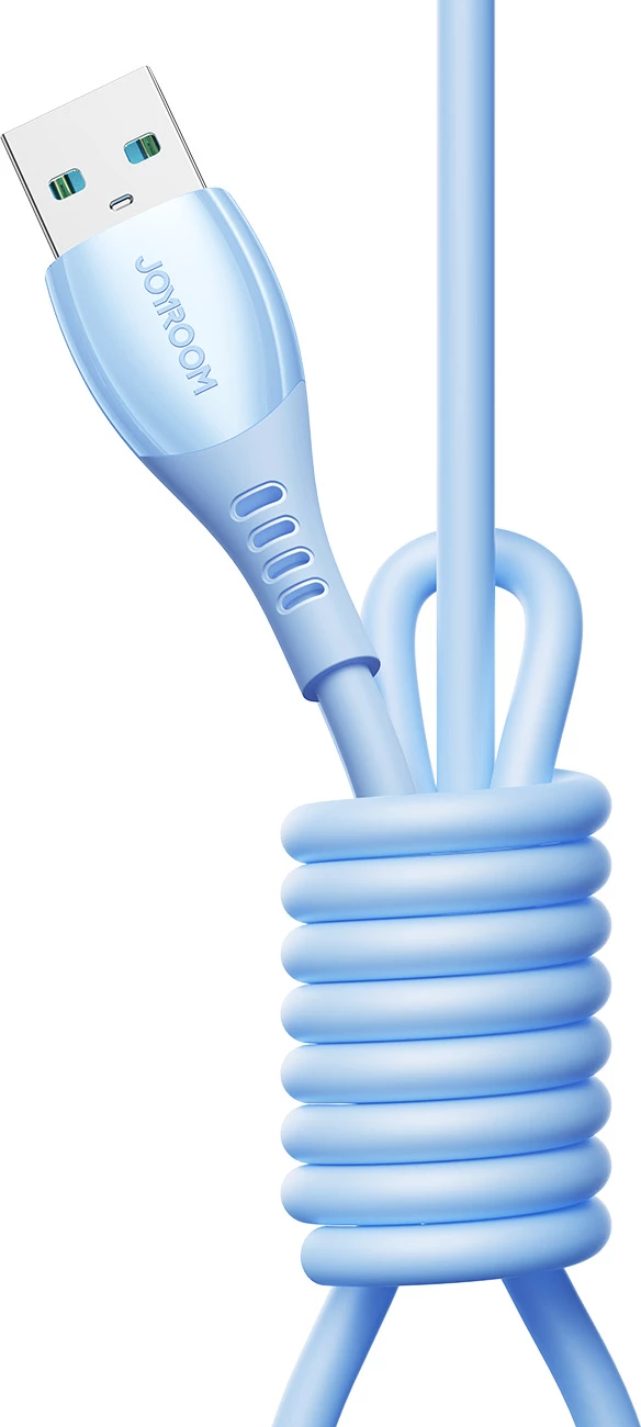 Kabllo Joyroom S-A59 Vibrant Series USB-A në Lightning 1.2m 3A USB 2.0 480Mbps, blu