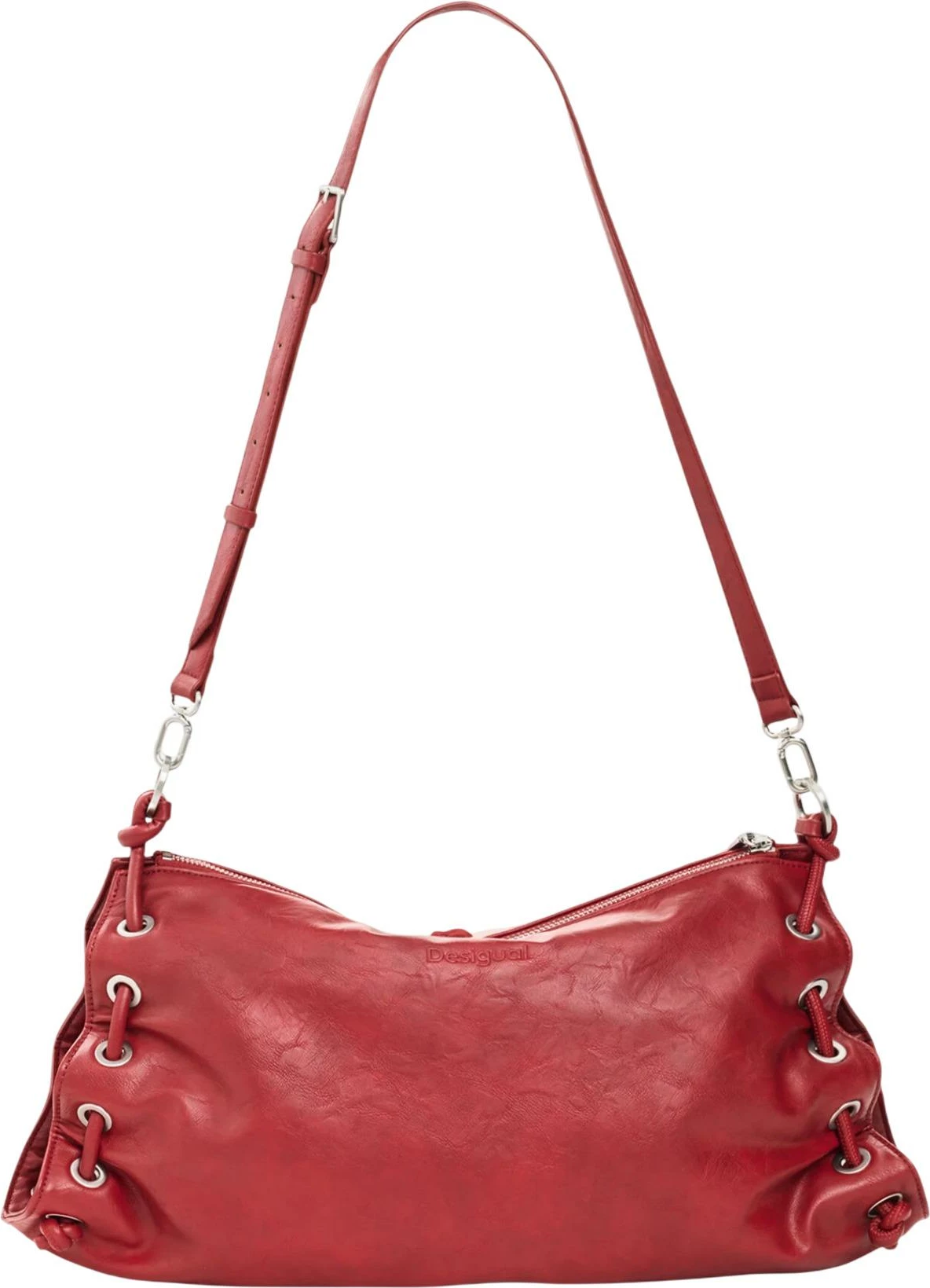 Çantë krahu për femra Desigual Alisio Xela Medium 26WAXP82, e kuqe