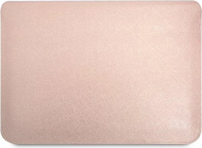 Kutia mbrojtëse për laptop Guess Saffiano Triangle Logo 16 inç, rozë [Ngjyra: Rozë]