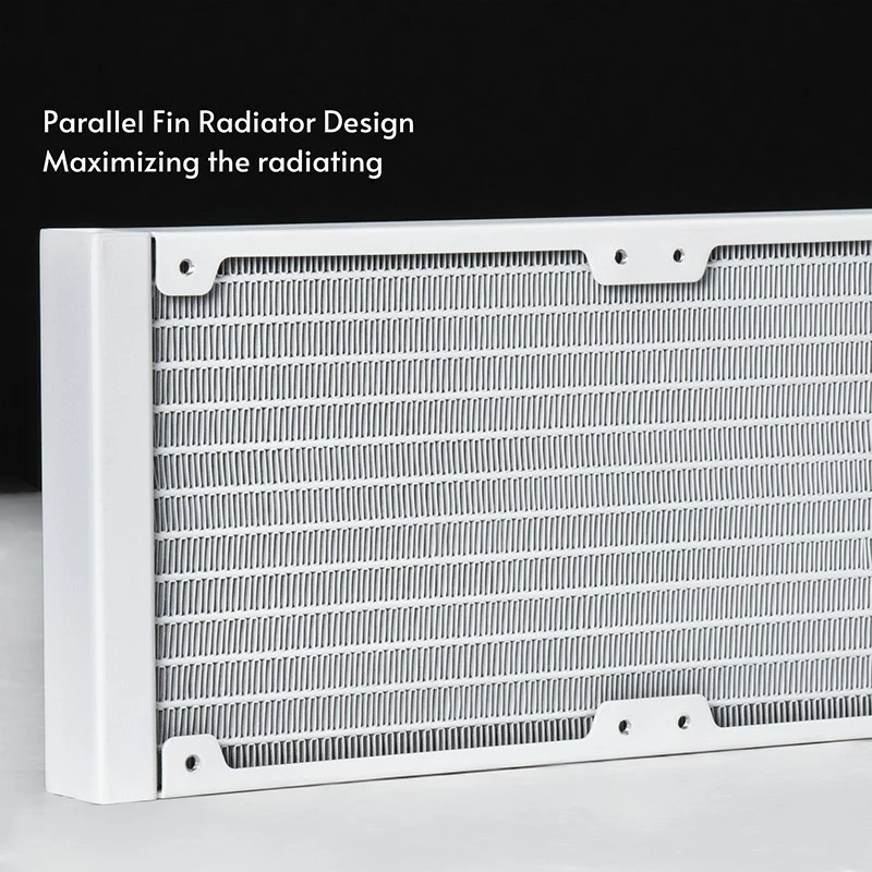 Sistem ftohje me ujë Chieftec CLC-360-RGB-W, 3 ventilatorë 12 cm, i bardhë