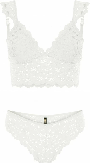 Bustier dantelle ecru Jumeon