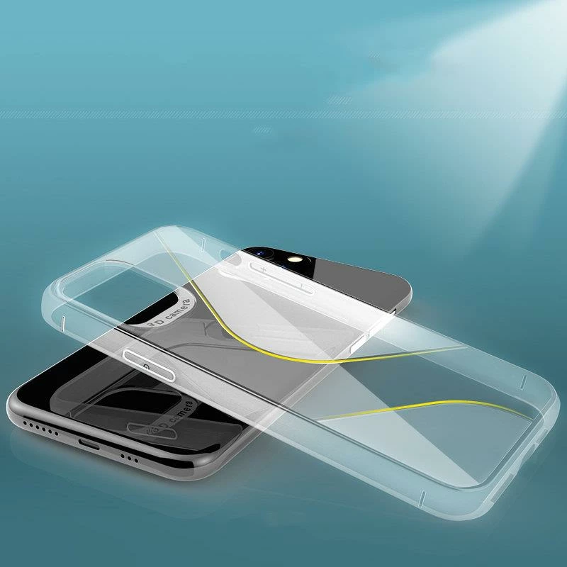 Mbështjellës Hurtel S-Case fleksibël për Huawei P40 Lite E, Transparent