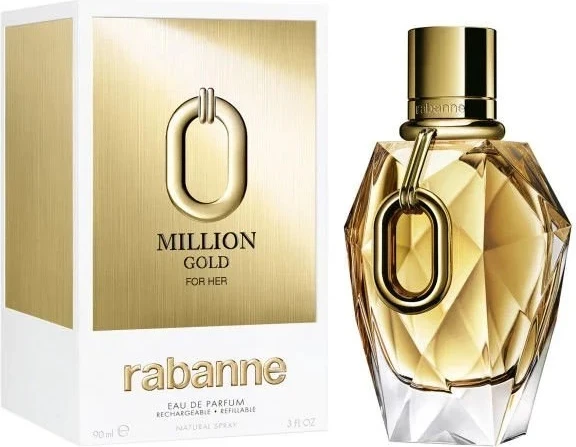 Eau de Parfum Paco Rabanne Lady Million Gold, 90 ml