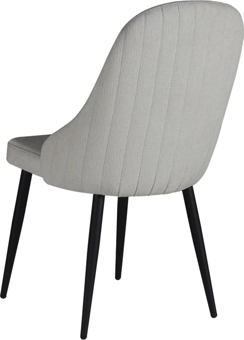 Karrige Remis, krem, këmbë metalike, 49x61x91cm