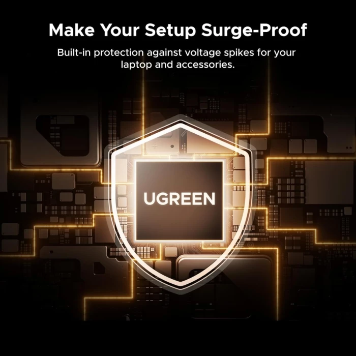 Docking station UGREEN Revodok 75795F Thunderbolt 5 10në1 140W GaN, Gri