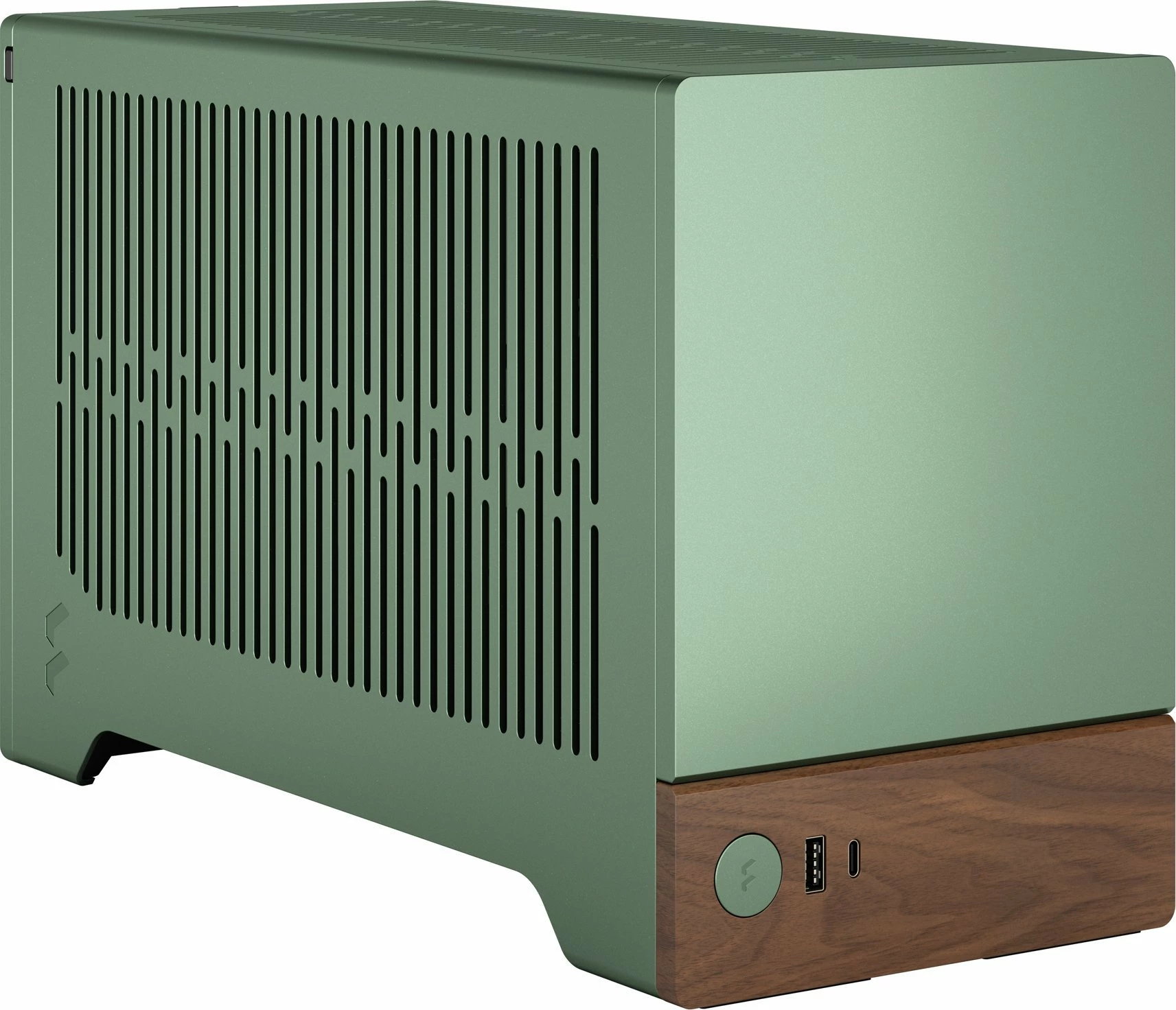 Kasë Fractal Design Terra FD-C-TER1N-03 Mini-ITX SFF, USB-C, pa PSU, jeshile