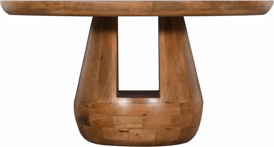 Tavolinë kafeje Gate, dru mango natyral, 80x80x40 cm