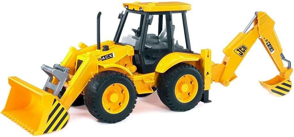 Lodër ekskavator BRUDER JCB 4CX, 1:16, plastikë, e verdhë