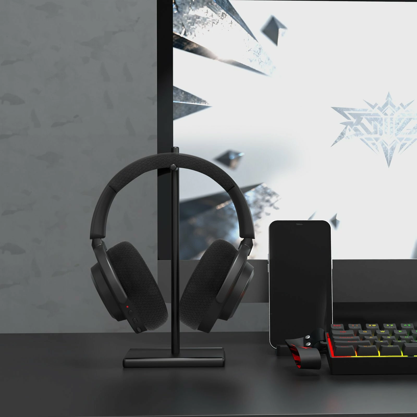 Kufje gaming wireless Redragon NYX PRO H891, 2.4GHz/Bluetooth, driver 53 mm, USB/USB-C, të zeza