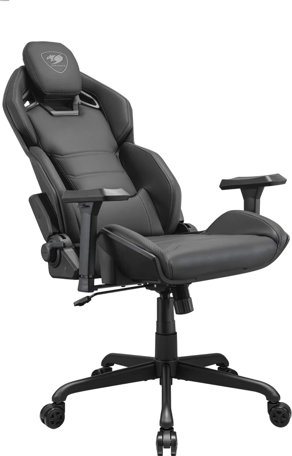 Karrige gaming COUGAR HOTROD, mbështetëse duarsh 3D, shtrirje 150°, deri 136 kg, e zezë