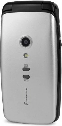 Celular Doro Primo 406, Clamshell, 2.4", 0.3 MP, Bluetooth, 1050 mAh, Ngjyrë e zezë, Argjendtë