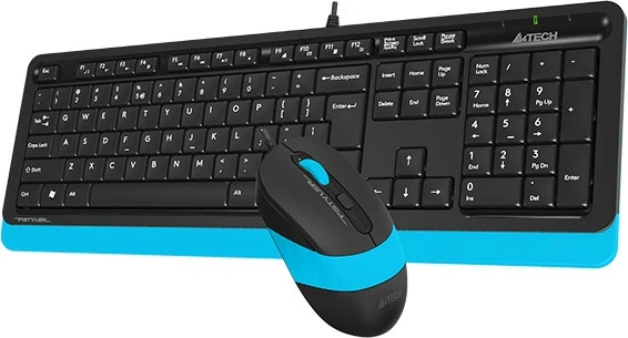 A4 TECH F1010 FSTYLER USB US Black, Set Tastierë dhe Maus