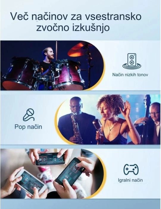 Kufje wireless TAOTRONICS BH1118, ANC -35 dB, 24h, IPX5, 4 mikrofona ENC, të bardha