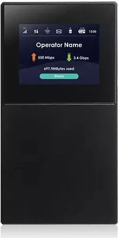 Ruter GSM Zyxel NR2301-EU01V1F, me Wi-Fi 6, ngjyrë e zezë