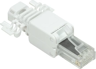Konektor RJ45 LogiLink Cat.6A UTP, pa vegla, i bardhë