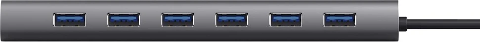 Hub USB Trust Halyx, 5000 Mbit/s, Silver