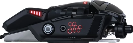 Mausi për lojëra Mad Catz R.A.T. 6+, USB Type-A, Optik, 12000 DPI, i zi