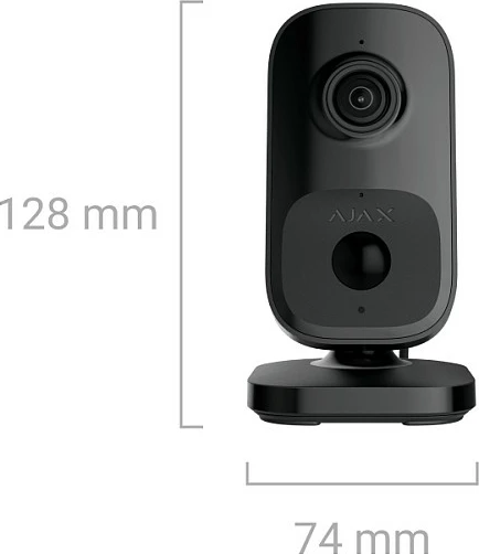 Kamerë sigurie IP AJAX IndoorCam, WiFi, 4MP, vizion nate 8m, e zezë