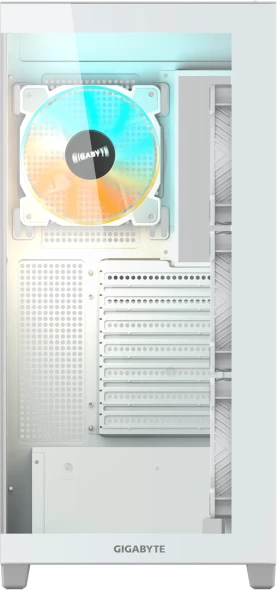 Kasë GIGABYTE C500 PANORAMIC STEALTH ICE ATX, USB-C USB 3.2 Gen2, x4 ventilatorë ARGB, e bardhë