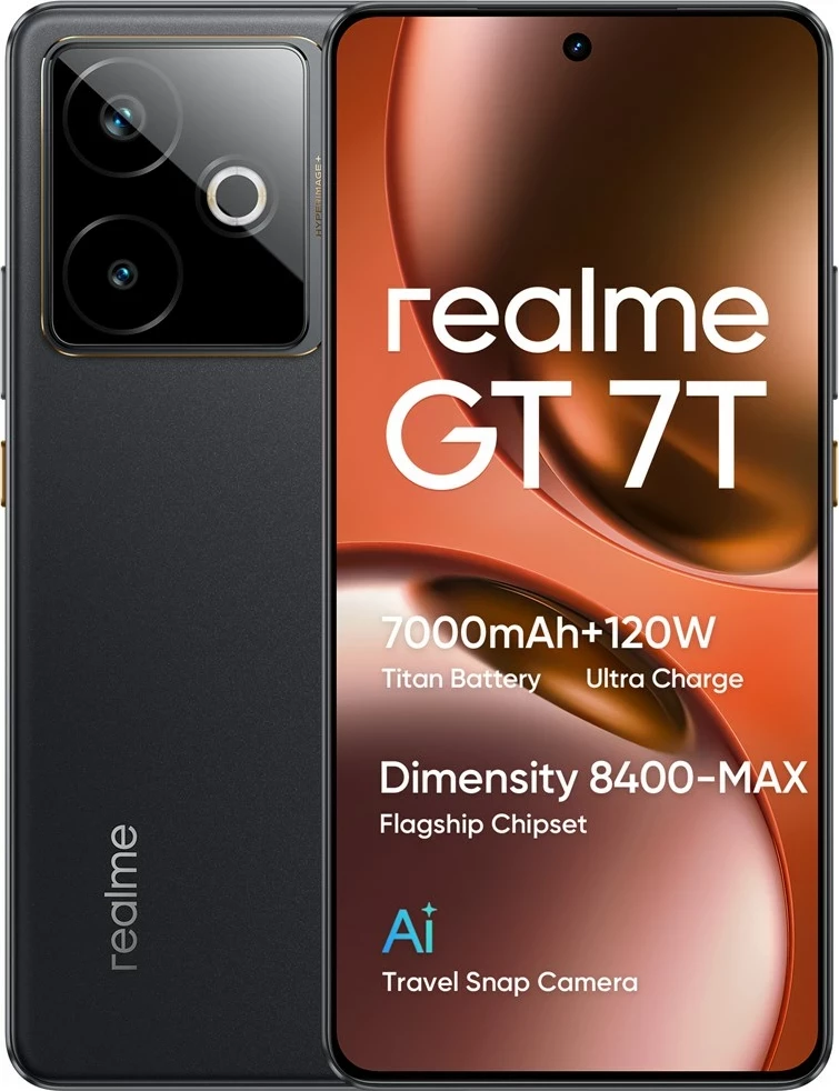Celular realme GT 7T, 6.8", 12 GB RAM, 256 GB, 7000 mAh, i zi