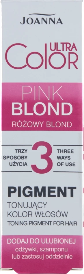 Pigment për flokë Joanna Ultra Color Pink Blonde për femra 100ml