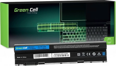 Bateri laptop Green Cell për Dell Latitude E5520/E6420/E6520/E6530, 4400mAh 11.1V, e zezë