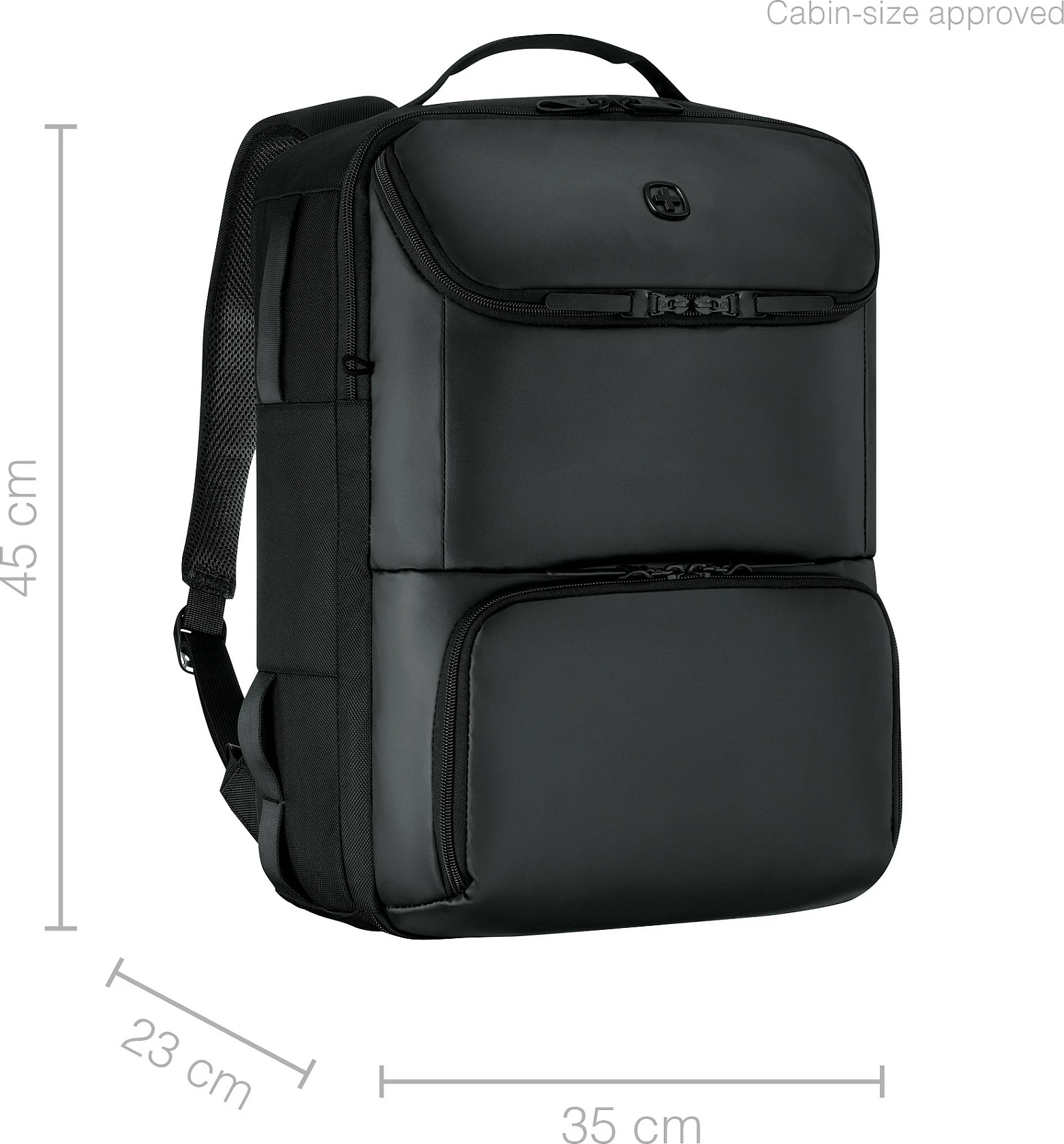 Çantë shpine për laptop Wenger UrbanOne Travel, 15.6", 33L, e zezë