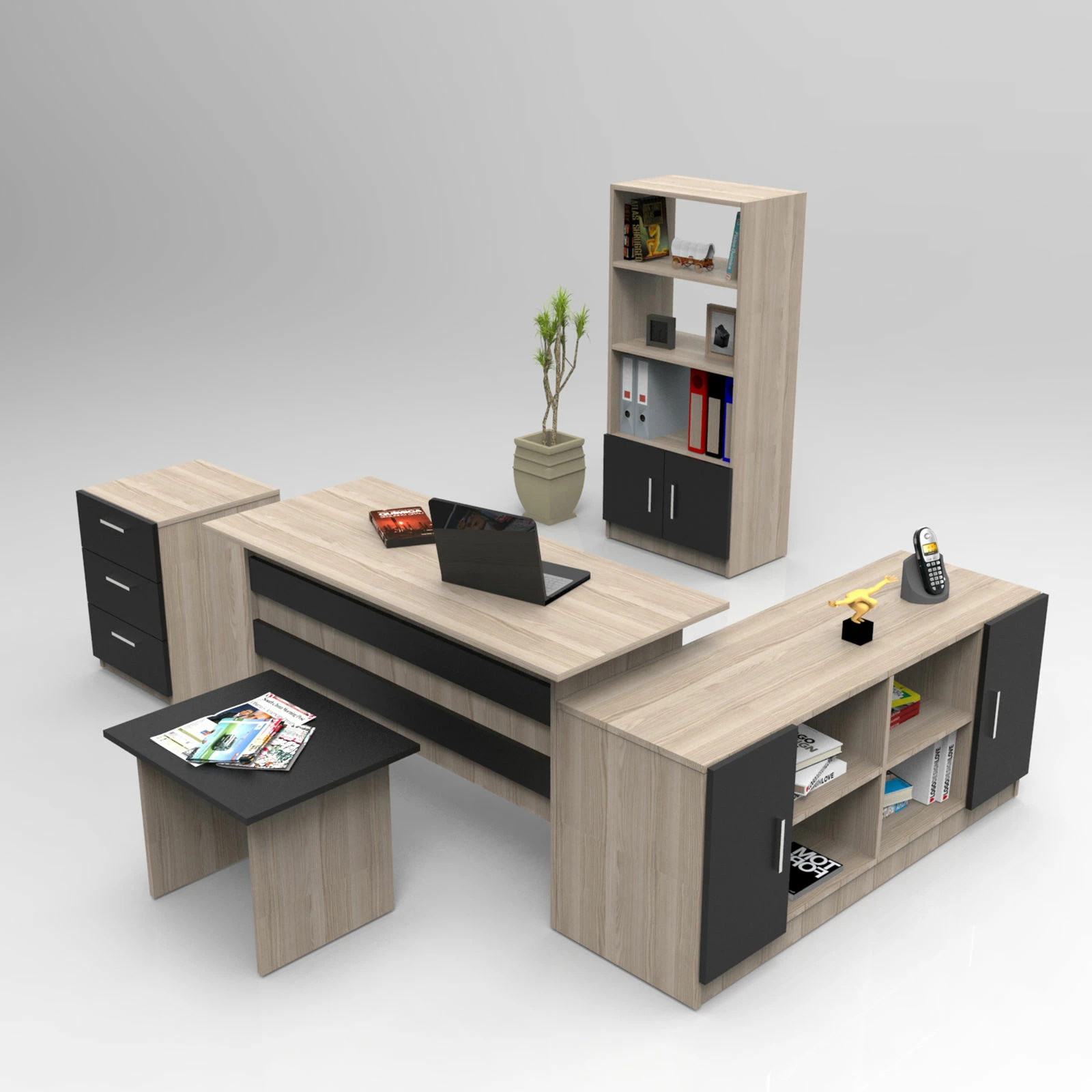 Set mobiljesh për zyre Hanah Home, Vo15-Ob