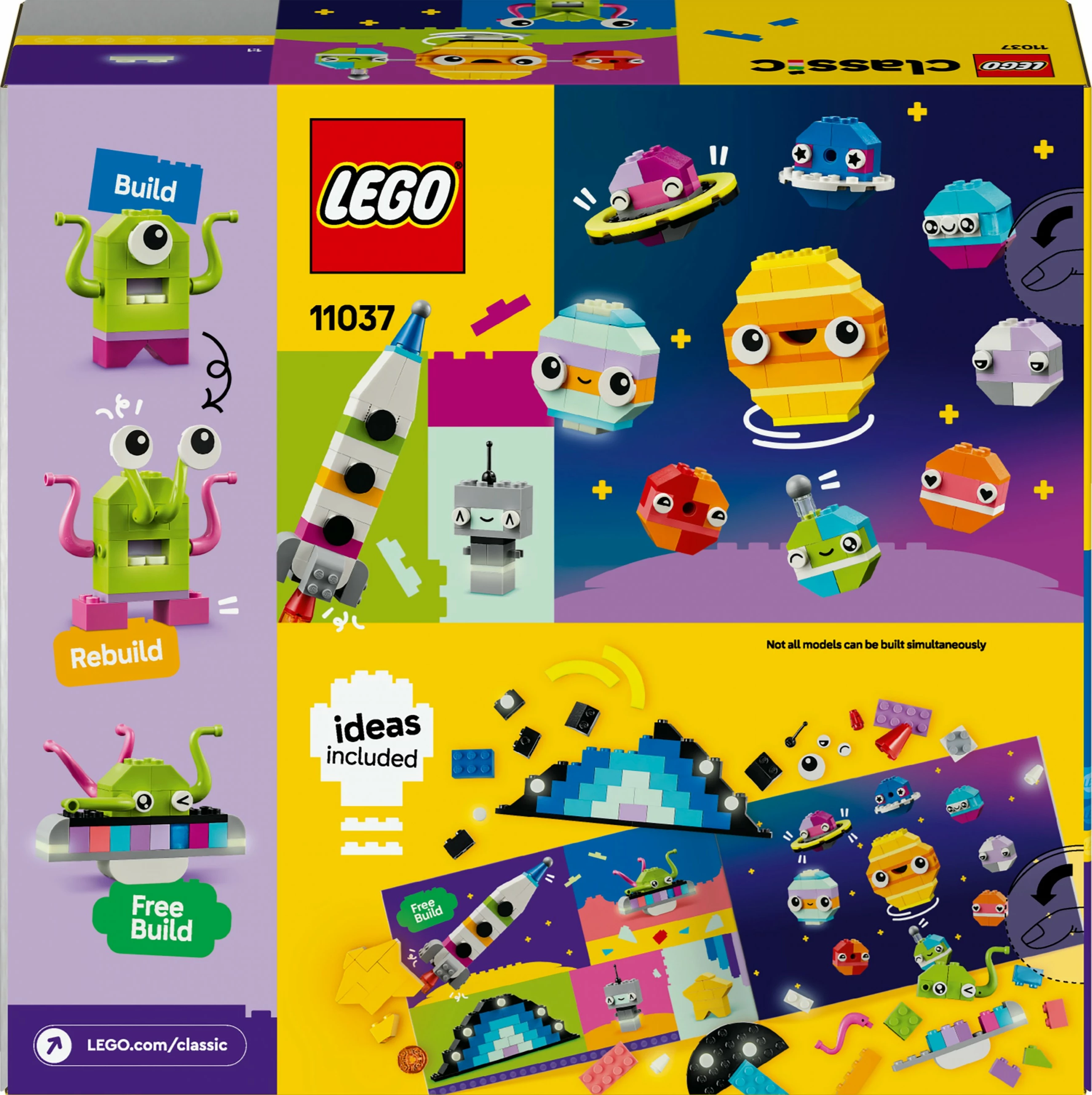 Set ndërtimi LEGO Classic 11037, kreativ, shumëngjyrësh