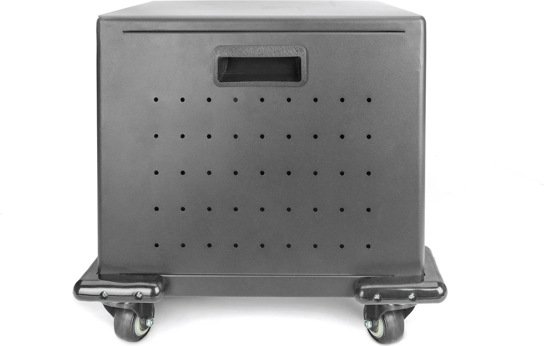 Kasë karikimi Digitus për 16 tabletë deri 14 inç, USB-A, me rrota, e zezë