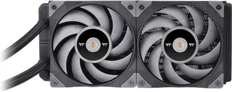 Ftohës uji all-in-one Thermaltake TOUGHLIQUID Ultra 240, 240mm, ekran LCD, RGB, i zi/gri