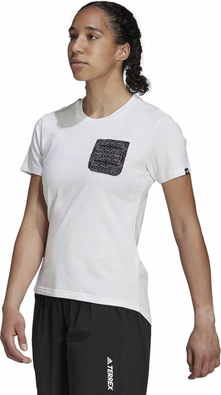 Maicë adidas TX Pocket Tee W GU8983 për Femra