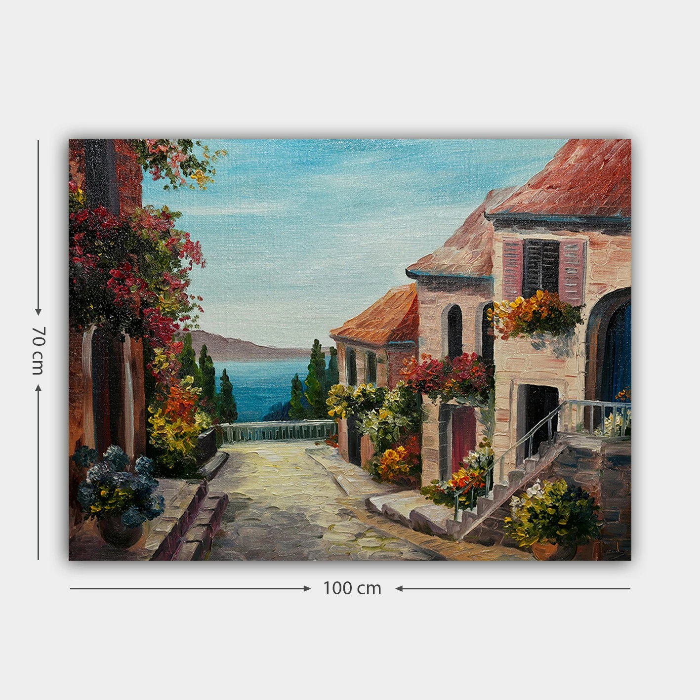 Pikturë dekorative në kanavacë, shumëngjyrëshe, Wallity, 70x100cm, 189253508_70100