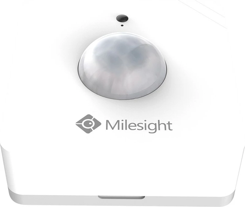 Sensor Milesight PIR & Light LoRaWAN, bardhë
