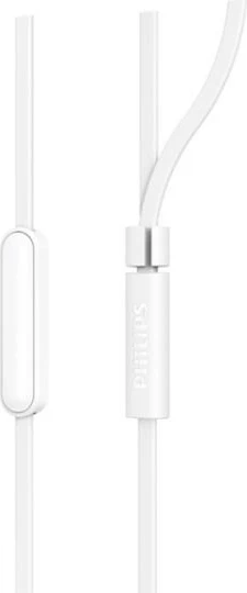 Kufje in-ear me kabllo, Philips TAE1105WT/00, 3.5 mm, 1.2 m, 16 Ω, 20–20000 Hz, të bardha