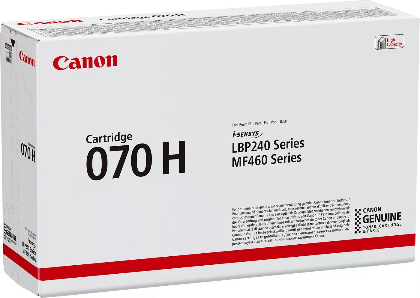 Toner Canon 070H, 10200 faqe, E zezë, 1 copë