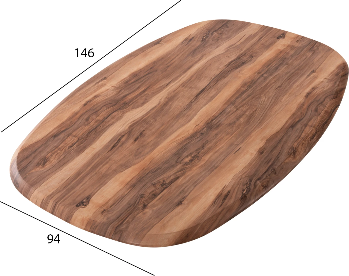 Sipërfaqe tavoline profesionale, ngjyrë Indian Shesman, FH5916.10, 146x94 cm