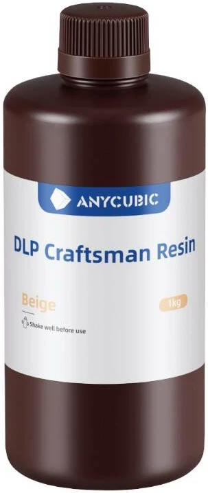 Resinë për printer 3D AnyCubic Craftsman DLP, 1 kg, Bezhe