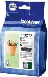 Kartrixhe boje Brother LC3217 origjinale, Rainbow-Pack CMYK, set 4 copë