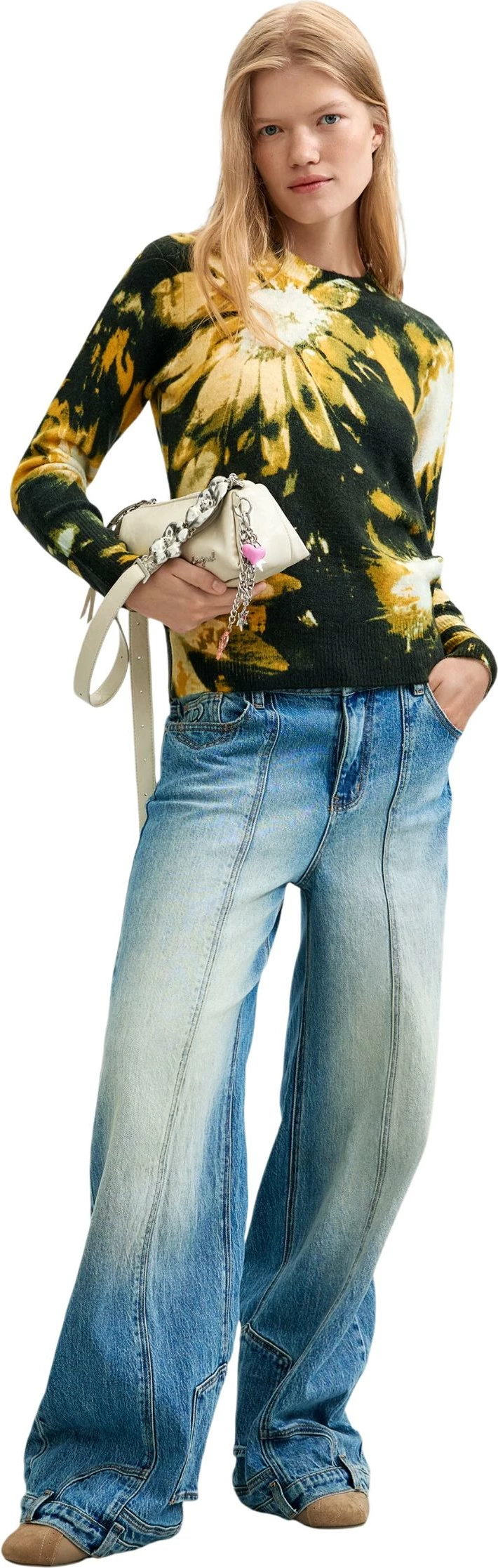 Xhemper për femra Desigual 26WWJF40, i zi [Madhësia: XL]