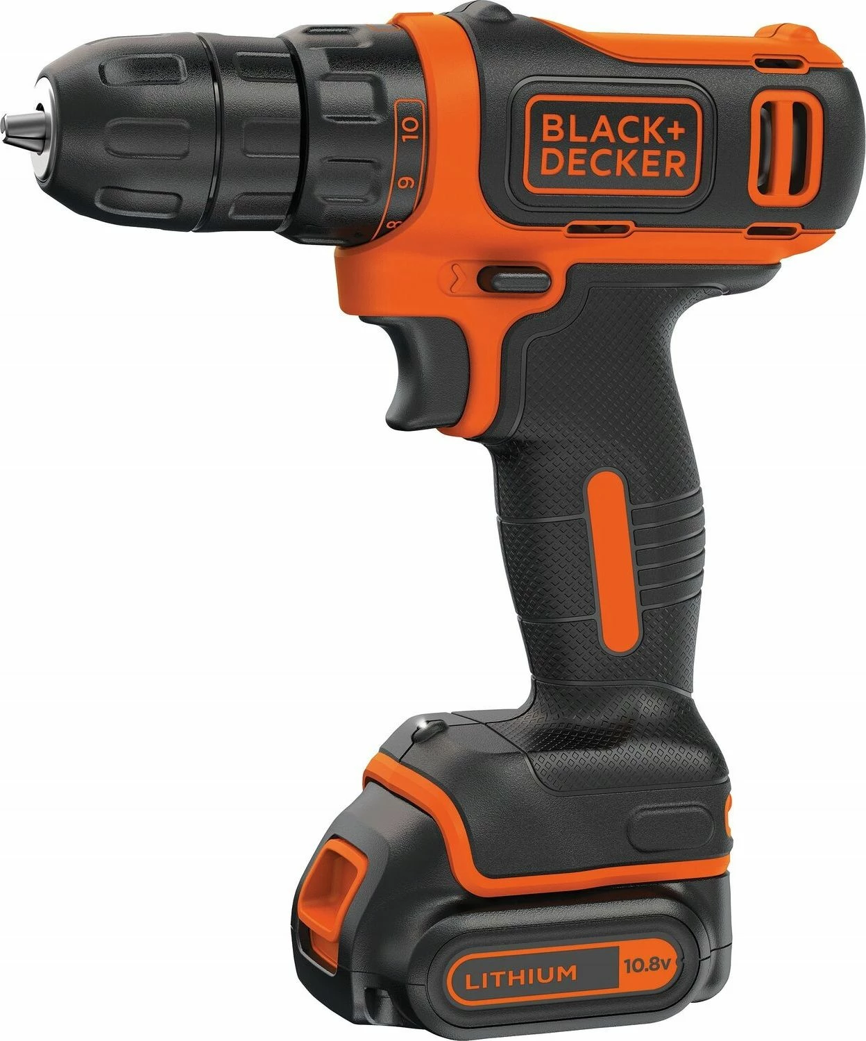 Trapan/vidhosëse pa kabllo Black&Decker BDCDD12 10.8 V, 1x bateri 1.5 Ah, portokalli/zi